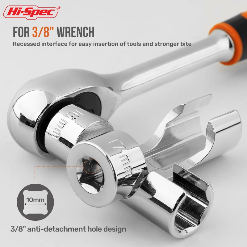 Imagem -02 - Hi-spec-fuel Line Remoção Open Socket Grupo Porca União Tubo de Óleo Manga Remoção Ferramentas Reparação Car 10 Pcs