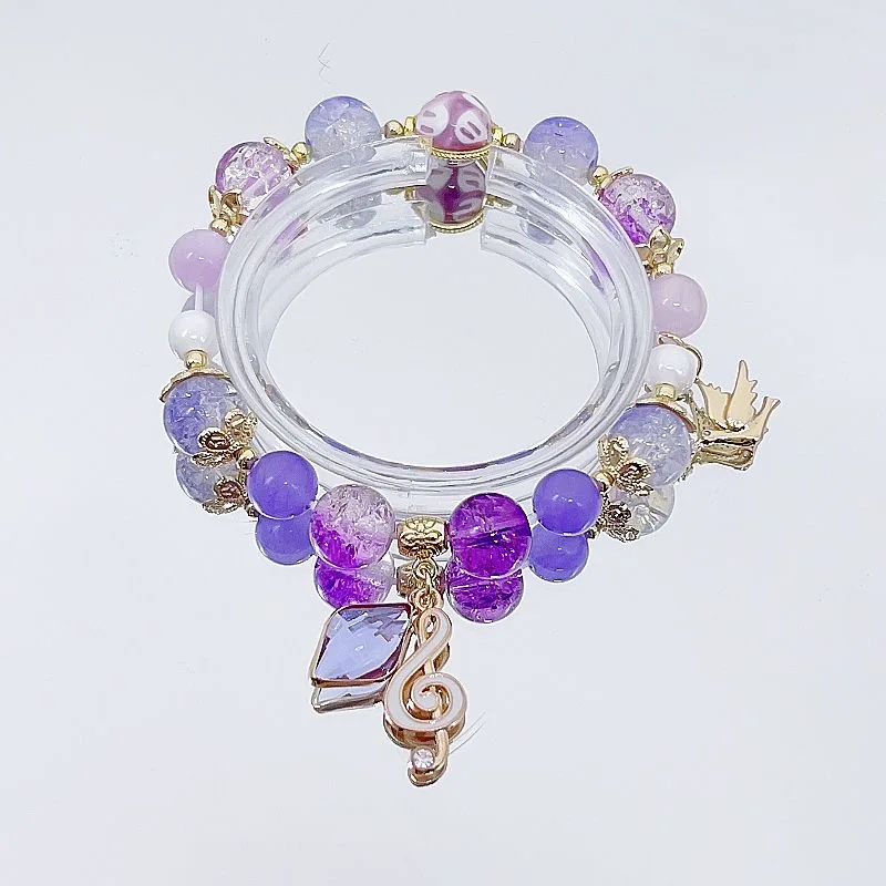 Anime Honkai Star Rail C. Cosplay Bracelet pour femme, bijoux en cristal, ULperlée, brassard, accessoires, cadeaux