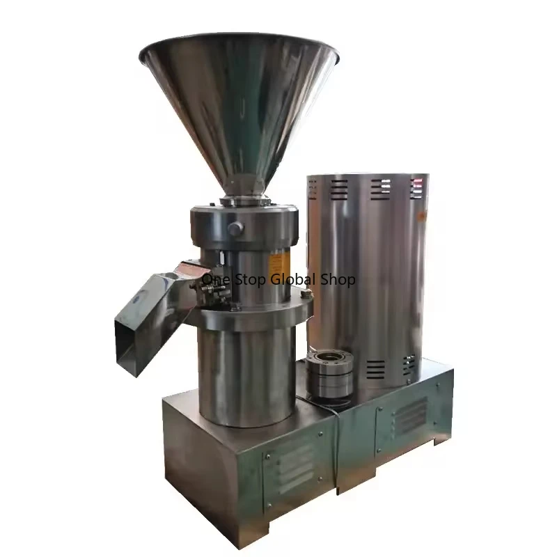 High Quality Peanut Butter Nut Butter Production Machine Tahini Hummus Production Line Split Colloid Mill Type Pulping Machine