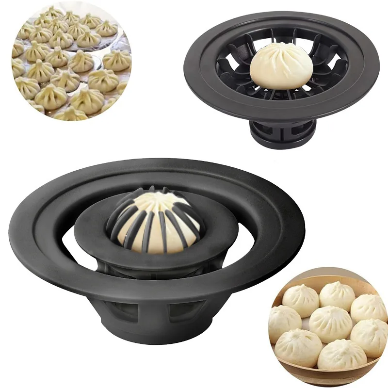 Chinese Baozi Mold DIY Pastry Pie Dumpling Making Mould for Home Kitchen Beginners Super Easy To Use & Clean Baking Tool