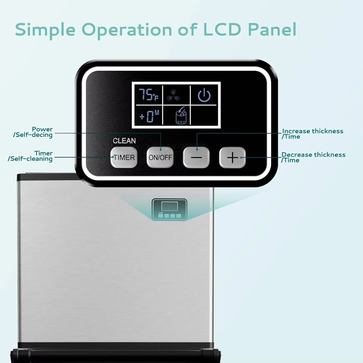 Commercial Ice Maker Machine 120kg/24h Ice Making Machine Ice Cube Making Machine