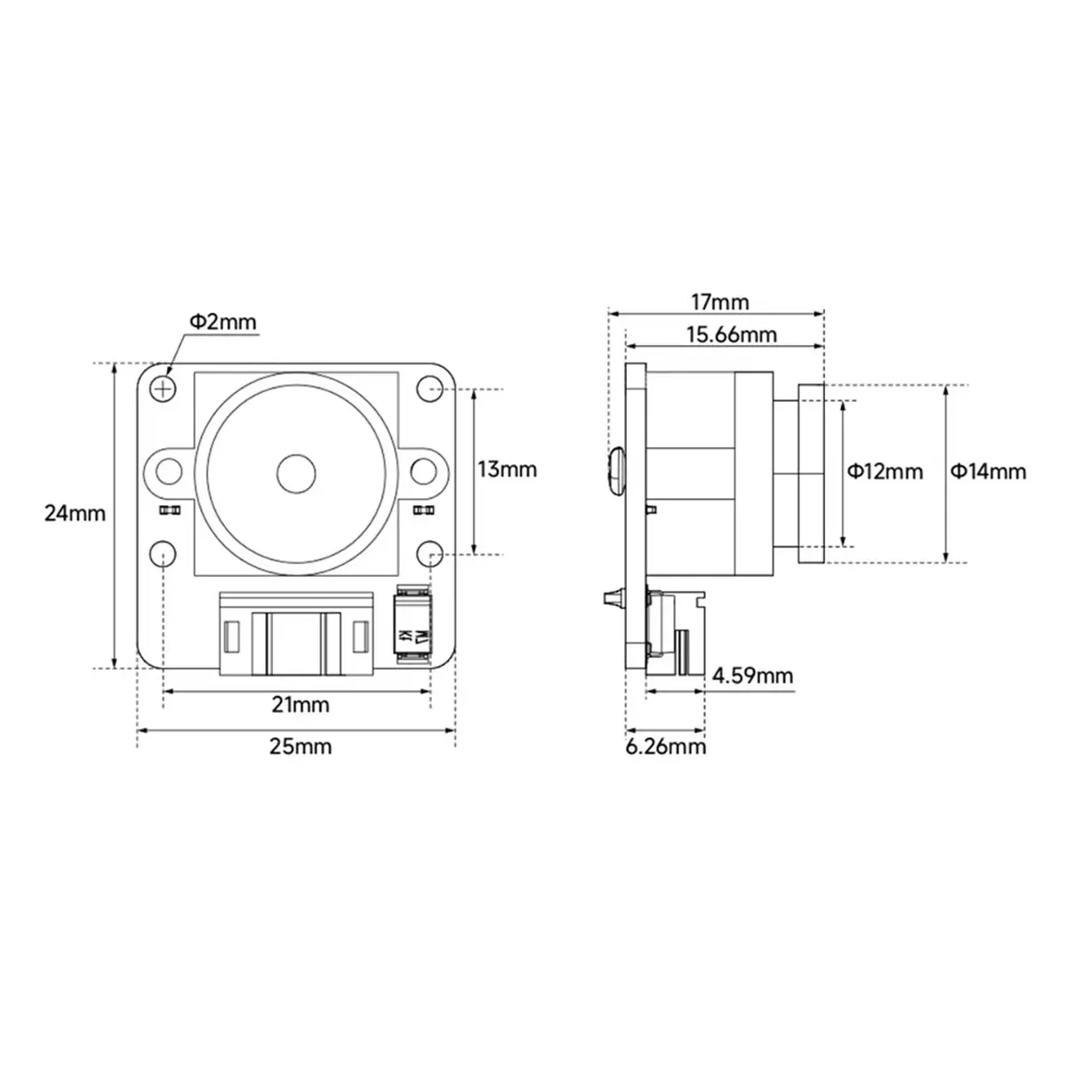 A003 TSL1401 Linear CCD Camera Module Electrical Signal Processing with 128 Pixels 5IN-XH2.54 Port for DIY Smart Robot