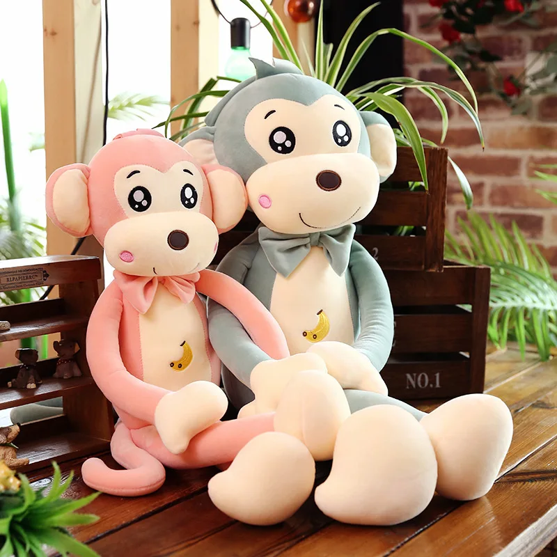 Creative Cute Cartoon Plush Toy Animal Monkey Long Arms And Long Legs Doll Baby Sleeping Comfort Pillow Birthday Christmas Gift