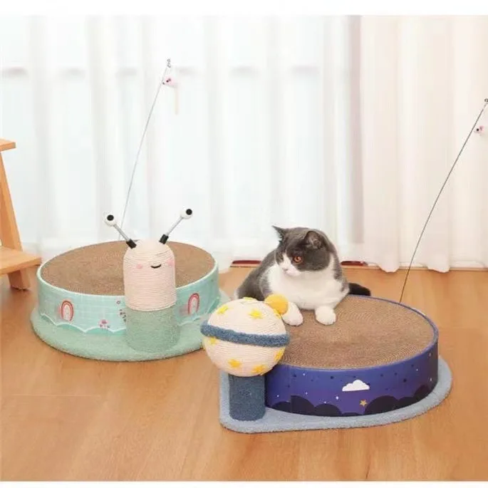 

Multifunctional Sisal Rope Cat Scratching Pads with Cat Scratching Post Condo Toys Easy Assembly Durable Cats Furniture Pet Toy
