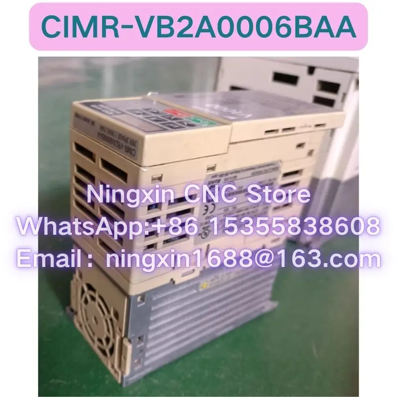 Second-hand CIMR-VB2A0006BAA  Inverter Functional test OK Fast delivery