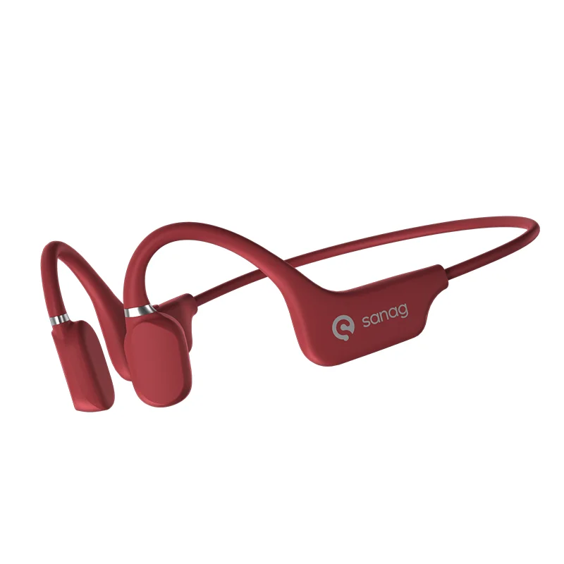 Sanag A5X True Bone Conduction-hoofdtelefoon Draadloze sport Open-oor Bluetooth-oortelefoon 3D Stereo-geluid Flash-verkoop Keuze-headset