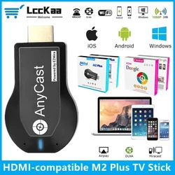 LccKaa 1080P Wireless WiFi Display TV Dongle Receiver HDMI-compatible TV Stick M2 Plus for DLNA Miracast for AnyCast for Airplay