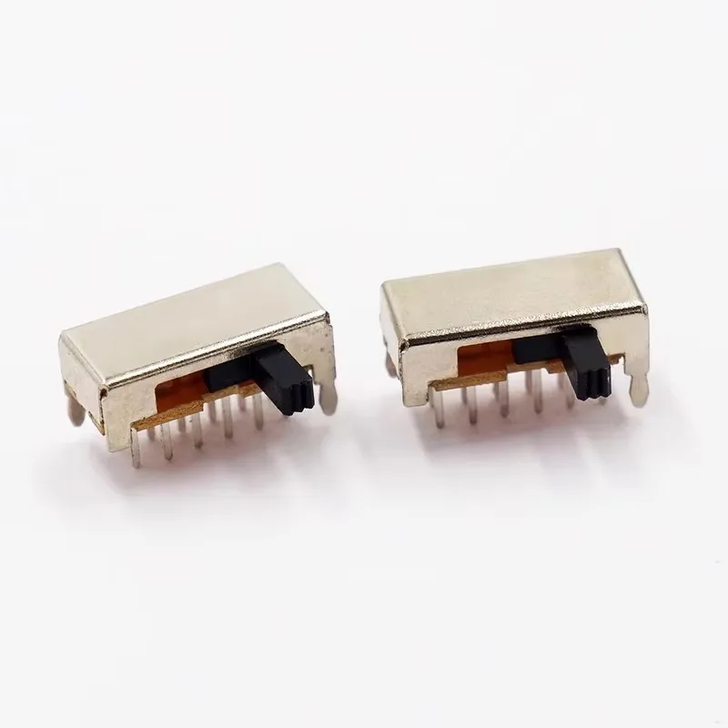 5 قطعة/الوحدة SK-24D02 تبديل التبديل مصباح يدوي 4 التروس 2 أقدام ثابتة 12 قدم مكبر كهربائي أفقي انزلاق التبديل 2P4T