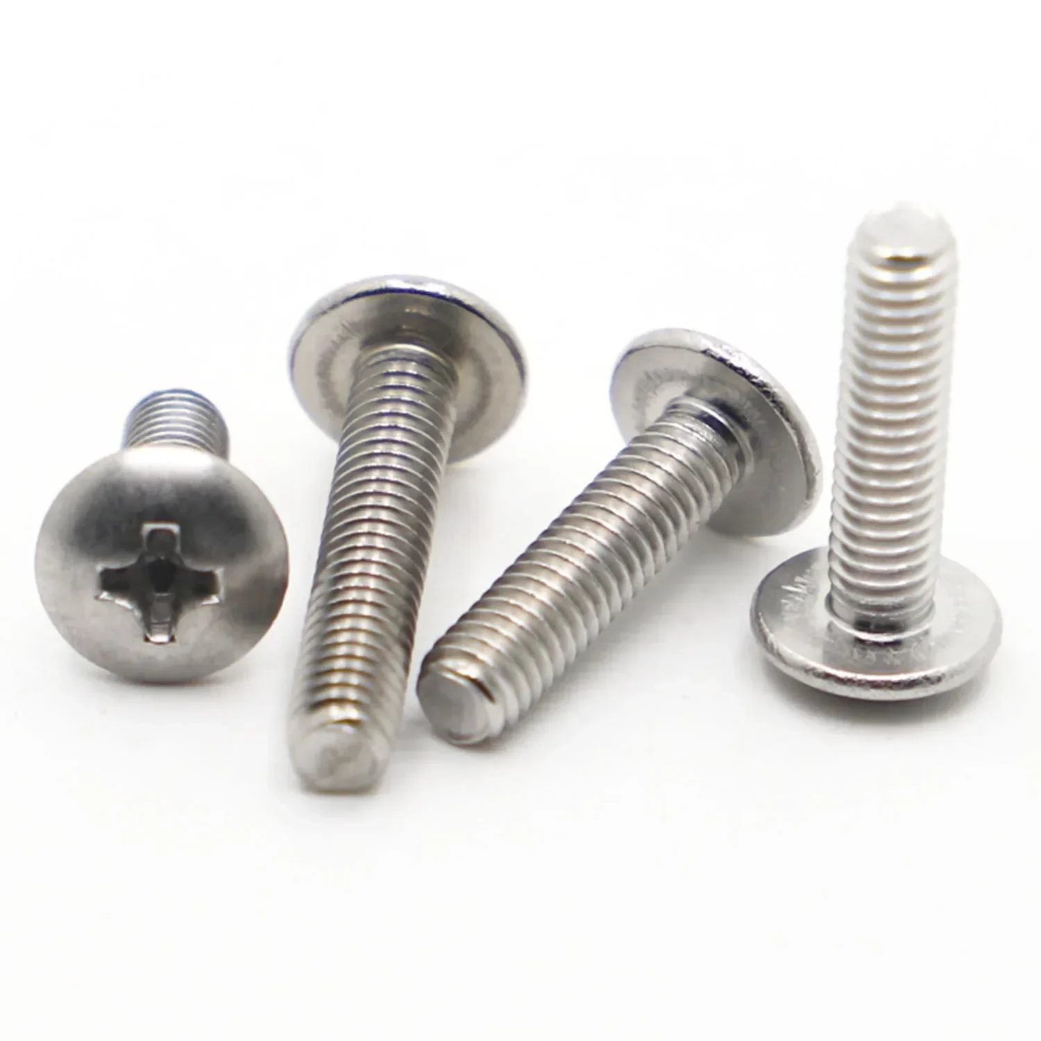 5-50pcs/lot Cross Recessed Truss Head Machine Screws M2 M2.5 M3 M4 M5 M6 Mushroom Big Flat Head 304 Stainless Steel Philips