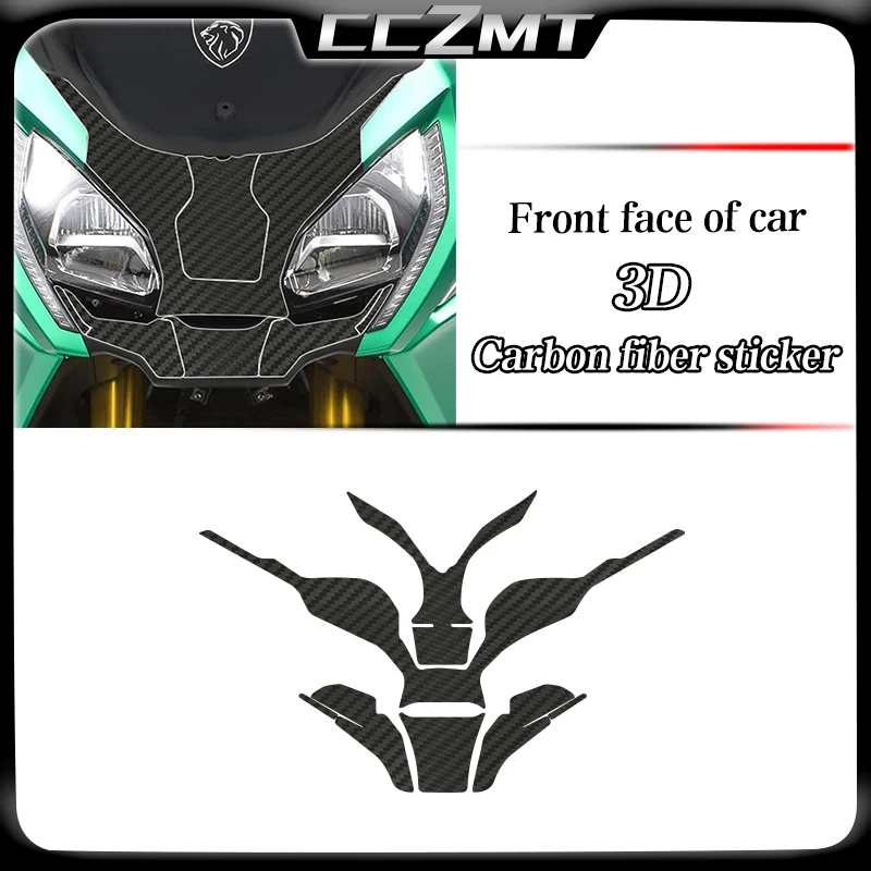 For Peugeot XP400 XP 400 XP400GT 2024 Carbon Fiber 3D Protective Film Sticker Full Body Film Modification Accessories