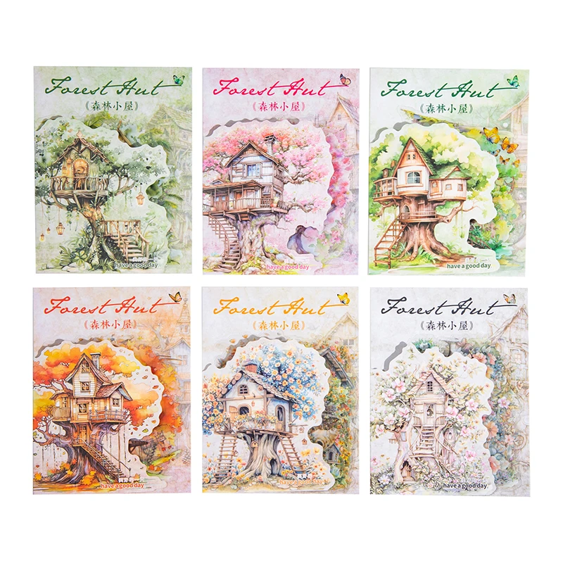 12packs/LOT A Cabin in the Woods series cute lovely retro decorative PET sticker