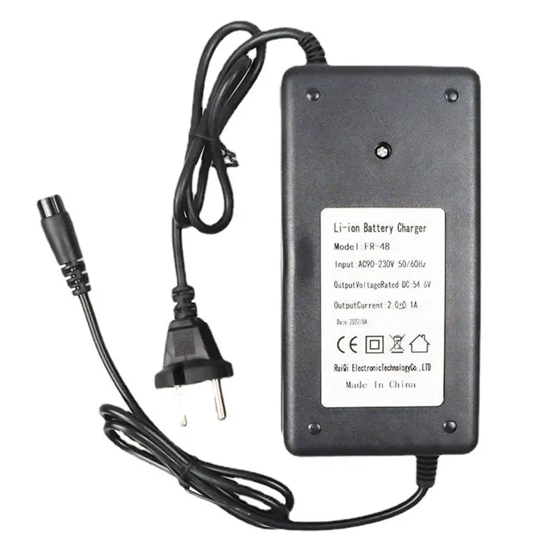 

(ABYM) 10-Inch M4 48V2A European Power Charger for Kugoo Electric Scooter Accessories(EU Plug)