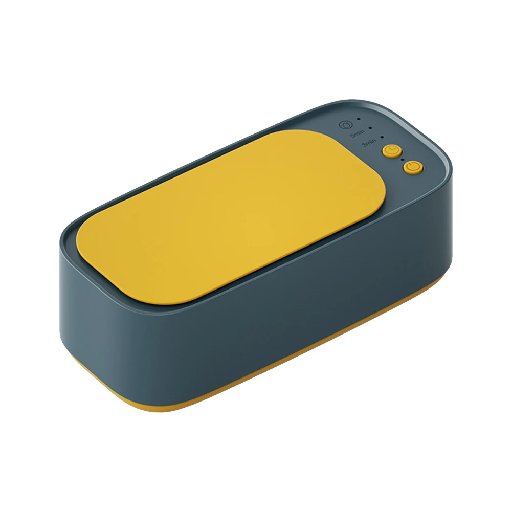 Ultrasonic Cleaning Machine 3 Gear 360 Degree Cleaning Machine Timing Multi Function for Eyeglass/Braces/Comb/Razor/Makeup Brush