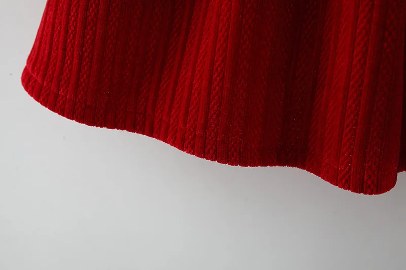 2 Teile/satz Winter Kinder Kleidung Neue Jahr Chirstmas Baby Mädchen Dickes Kleid Zarte Kleinkind Kostüm Kind Kostüm + Niedlichen Kaninchen Tasche – Detail 10