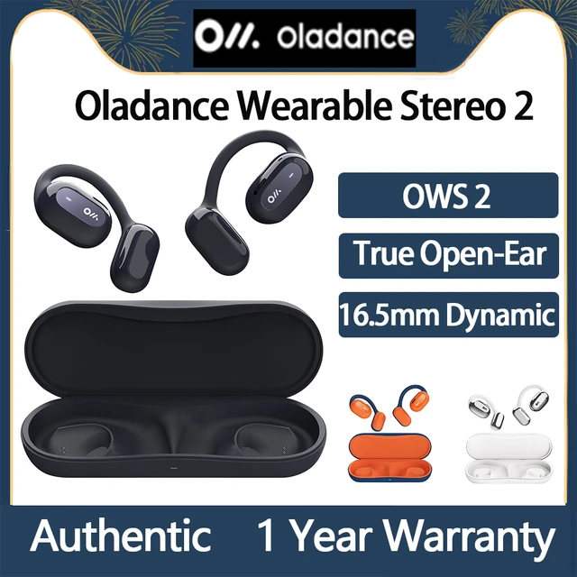 Original Oladance Ows 2 Open Ear Earphone Bluetooth 5.3 Wireless Headphone  Dual 16.5mm Dynamic Drivers Outdoor Sports Earbuds - Earphones & Headphones  - AliExpress