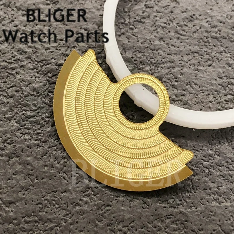 BLIGER NH34 NH35 NH36 NH70 4R35 4R36 7S For Black Gold Blue Metal Rotor Hammer Patch Sticker Fit Watches Movement Retrofit Parts