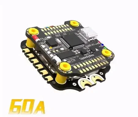 

SpeedyBee F405 V3 BLS 60A 30x30 FC&ESC Stack F405 Flight Controller BLHELIS 60A 4in1 ESC for FPV Freestyle Drones DIY Parts