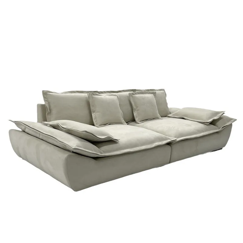 

Sailboat sofa, adjustable matte cloth, mobile backrest sofa