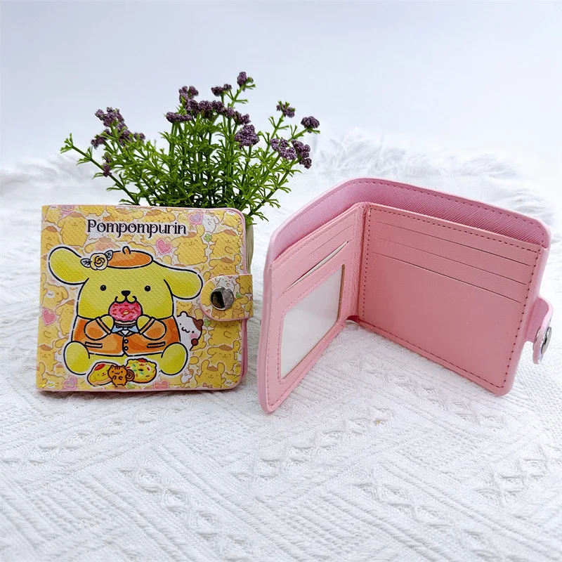 Hello Kitty Leuke Portemonnee Dames Sanrio Portemonnees Vrije tijd Rits Melodie Kaarthouder Kuromi Muntzakje Cartoon Gedrukt Clutch Case