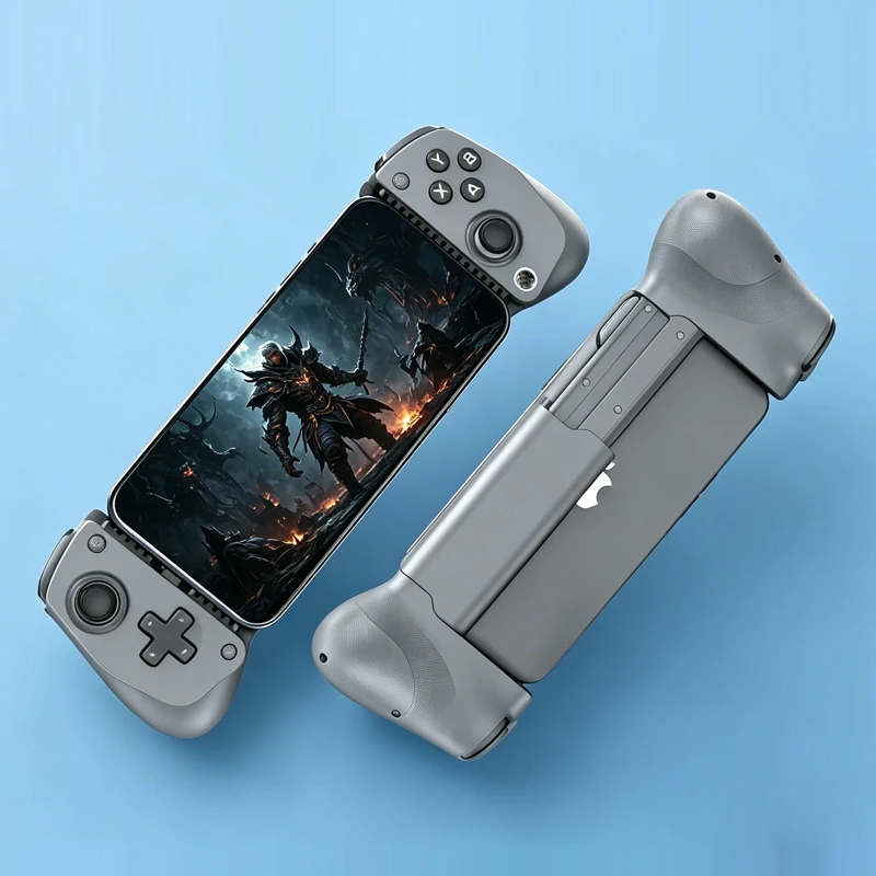 Manette de jeu mobile extensible X5L Type-C avec joystick à effet Hall, latence nulle, filaire, pour Android iPhone 15+ et Cloud Gaming