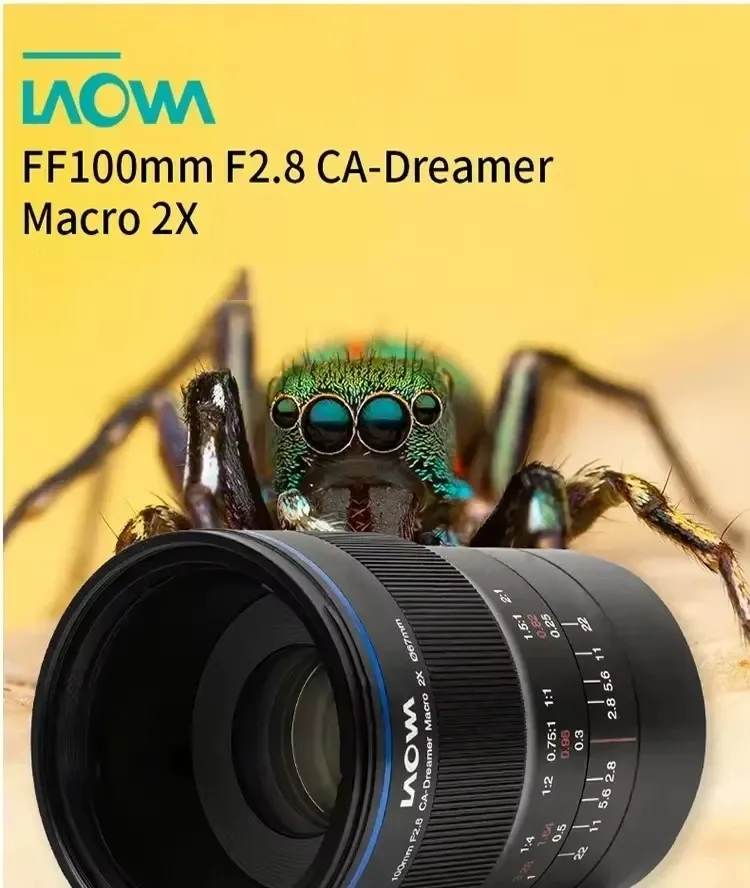 Laowa 100mm f/2.8 2X Macro Lens for Sony E Canon RF Nikon F Pentax K