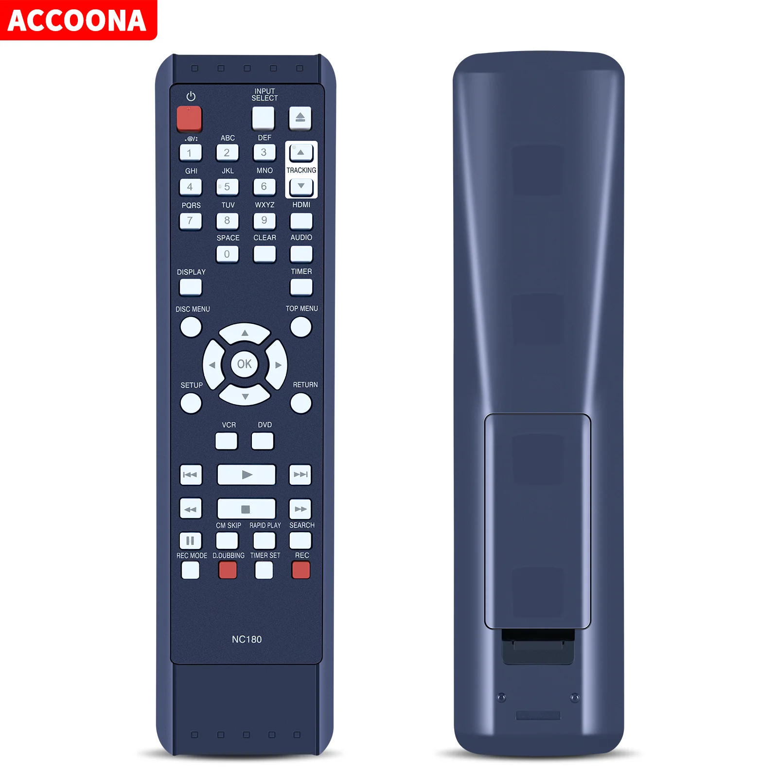 Controlador remoto para Funai Gravador de DVD, DVDR VCR Combo, controlador remoto, NC180, NC180UH, ZV427FX4A, ZV427FX4, ZV427FX4 A