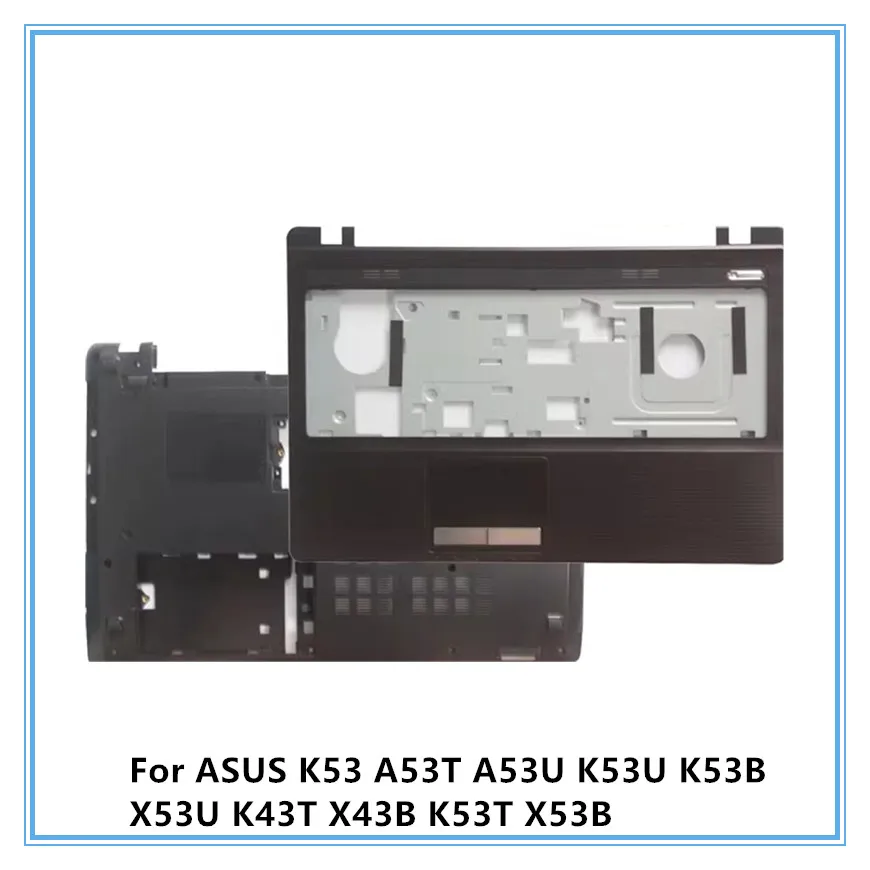 Para asus k53 a53t a53u k53u k53b x53u k43t x43b k53t x53b portátil palmrest teclado quadro/capa inferior