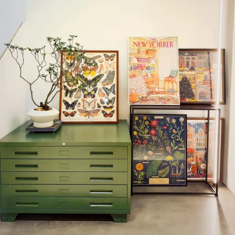 Multi-layer drawer storage cabinet Studio drawing cabinet Drawing cabiet Engineering drawing cbinet Base drwing cabiet Drawe