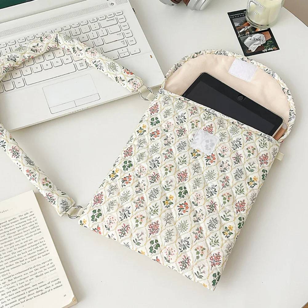 Funda acolchada para ordenador portátil, funda protectora para IPad 11, 13, 15 pulgadas, bolsa Floral para ordenador portátil para mujeres y niñas, funda para tableta