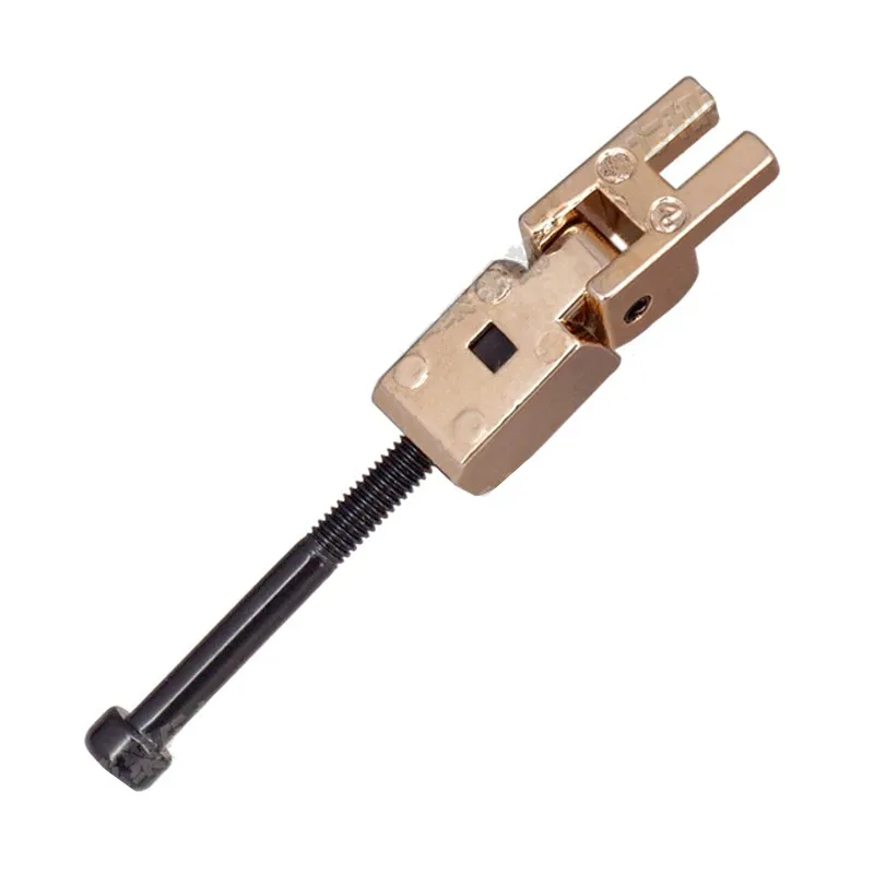 6 Stück Silber Schwarz Goldene E-Gitarren-Brückensättel Teile Musikinstrumente Zubehör – Detail 27