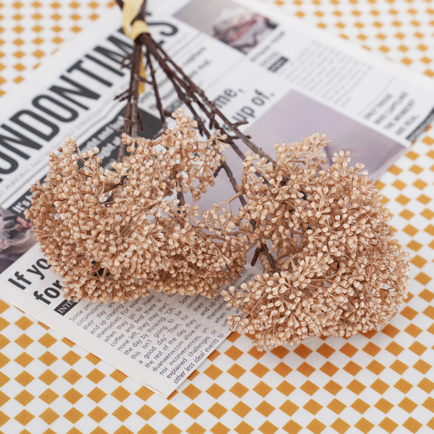 Künstlicher Hirse-Blumenstrauß, DIY-Kunstpflanzen-Arrangement für Zuhause, Party, Hochzeit, Dekoration, Hogar-Dekoration, Tischdekoration