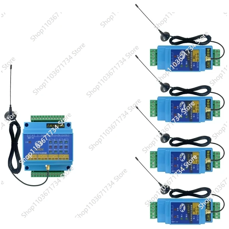 Switch Quantity Wireless Transmission Module Remote Control Relay Output 1 Master 4 Slave Wireless Switch Controller