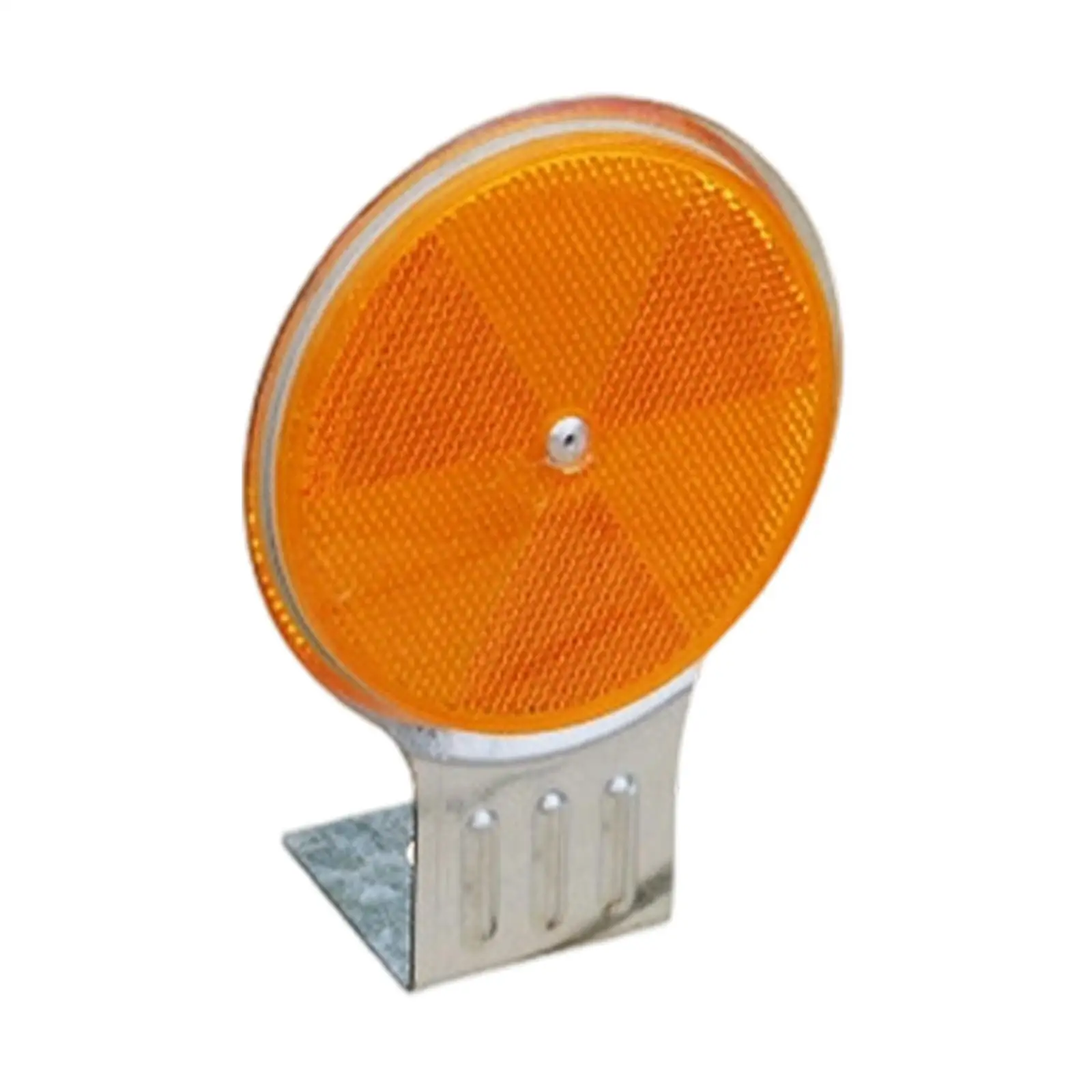 Marcador de entrada de automóveis sinal reflexivo refletor de entrada de garagem fácil instalação sinal redondo marcador de estrada para estacionamento de tráfego