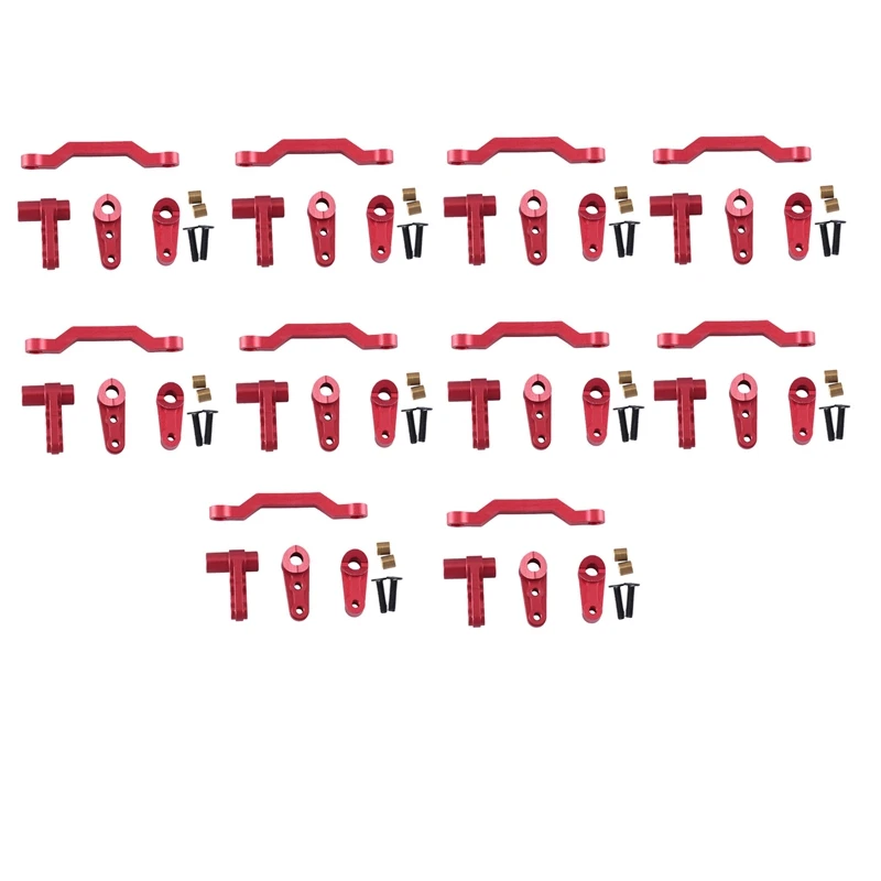 

【Flash Sale】10X Metal Steering Assembly For Remo Hobby Smax 1621 1625 1631 1635 1651 1655 RC Car Upgrade Parts,1