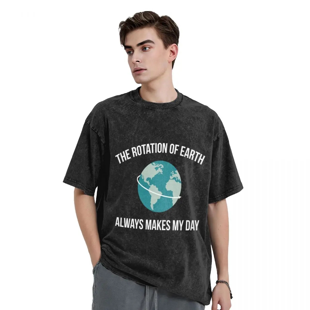 The Rotation of Earth T-Shirt blacks hippie clothes mens t shirts