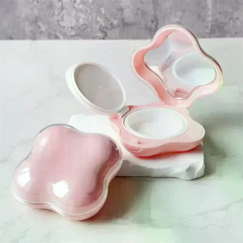 15 جرام صندوق وسادة فليب فارغ صندوق البودرة المحمولة حقيبة مستحضرات التجميل BB كريم/الأساس/حاوية أحمر الخدود مع مرآة #1