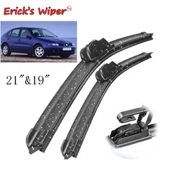 Erick's Wiper LHD Front Wiper Blades For Seat Leon MK1 2000 - 2005 Windshield Windscreen Clean Window Car Rain Brushes 21