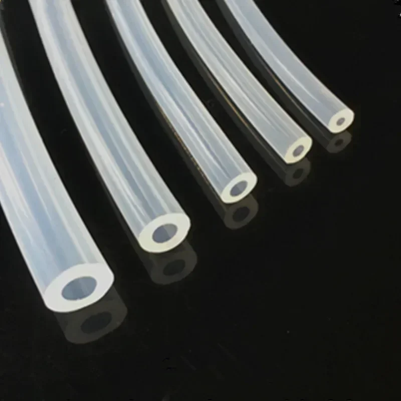 

10M 2x4mm 3x5 3x6 4x6 4x7 4x8 5x7 5*8 6x8 6x9 6x10 8x10 8x12mm food grade tasteless clear Silicone Tube Hose Pipe