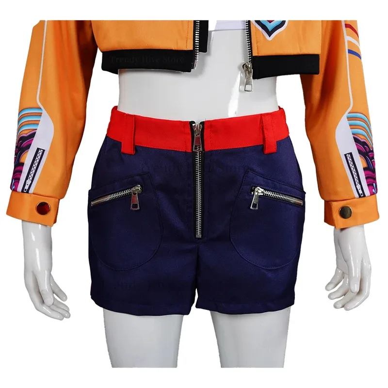 

CyKids Anime Movie K-POP Zoey Cosplay Demon Hunters Halloween Carnival Party Women's Costumes Korea Clothing Accessories Suit NE