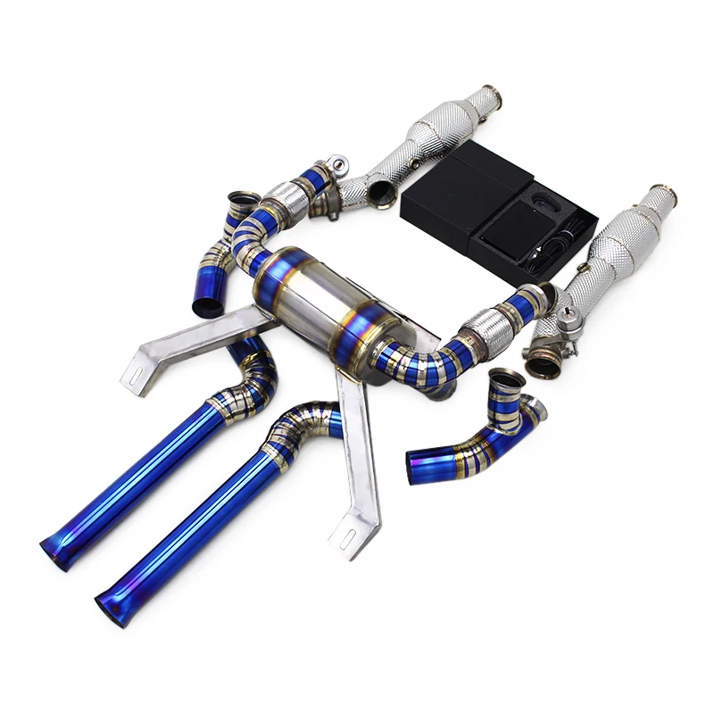 

Custom SUS304 Free Downpipe Titanium Catback For Lamborghini LP620/LP640/LP650/LP670 V12 6.2 2006-2016 Exhaust System