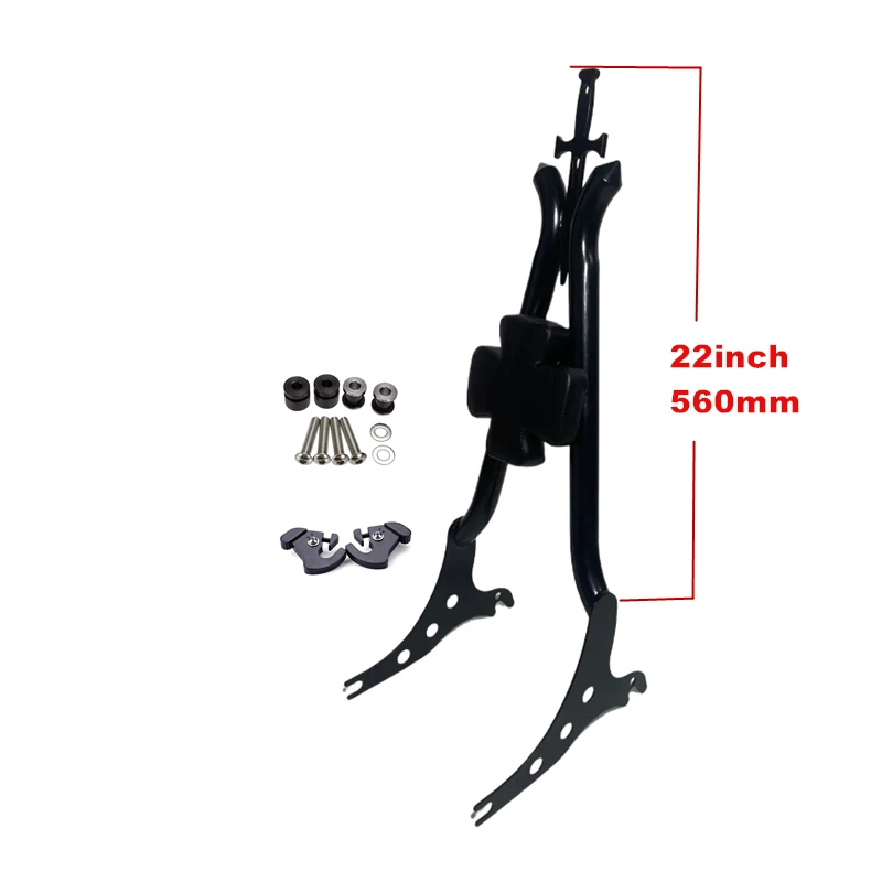 مسند ظهر للركاب سريع التفكيك سيسي بار لدراجة Harley Softail Fat Boy Low Rider S ST Street Bob 18-24 اندلاع 13-24