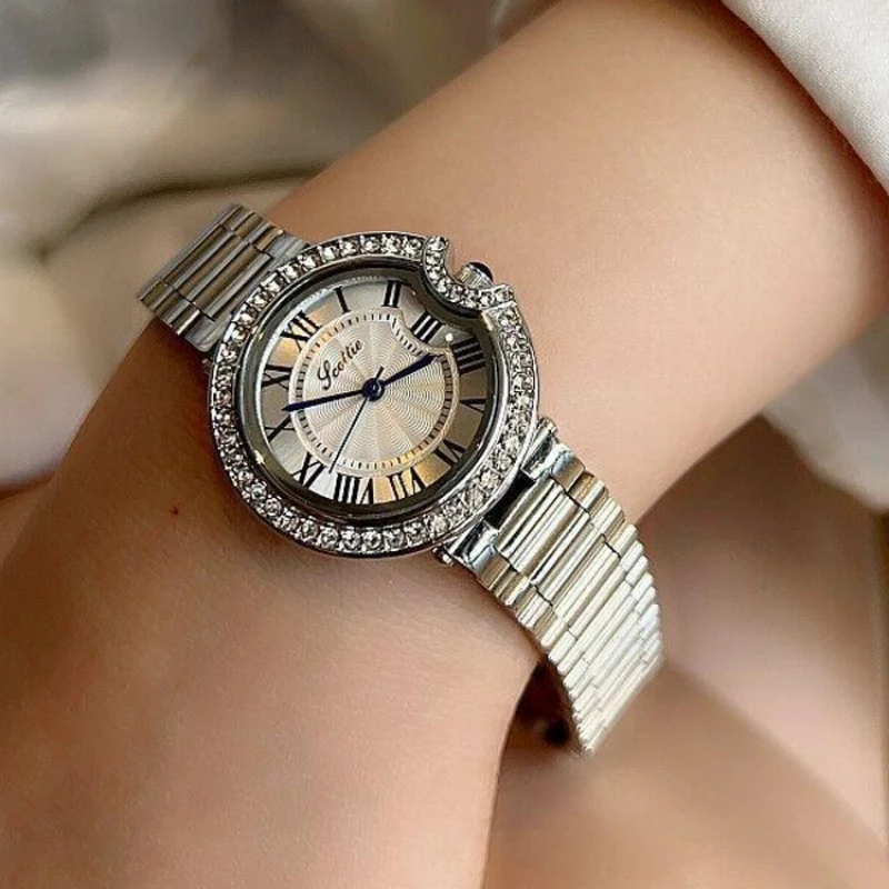 Retro new elegant women's watch temperament trend simple classic automatic waterproof quartz women's watch birthday gift