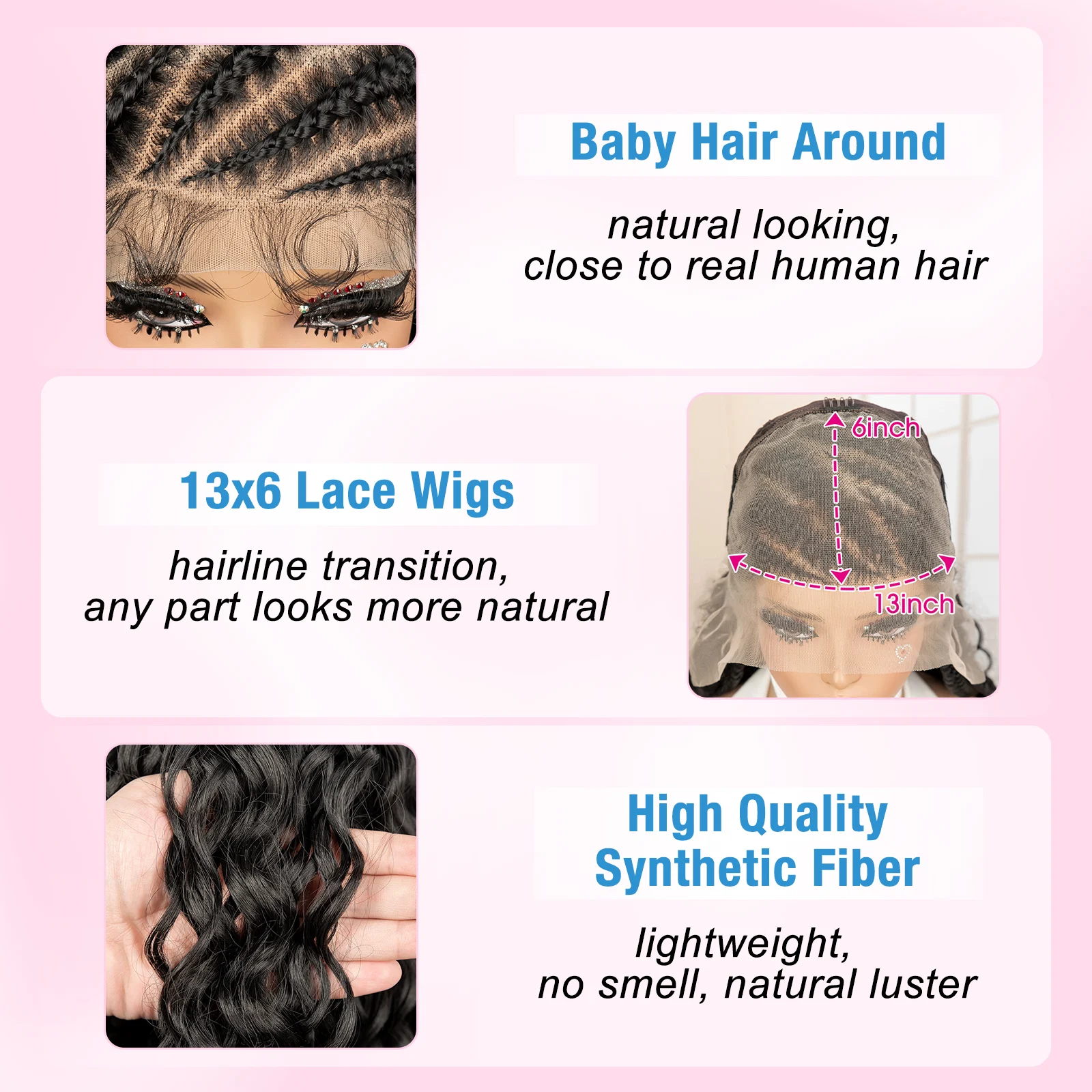 Thumbnail 4 - #28 Cheap Lace Braided Wigs Worth Buying