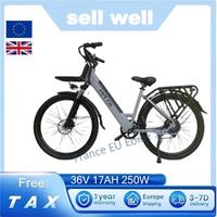 PVY-Vélo Électrique P26, Pneus 27.5 Pouces, Moteur 250W, Batterie 36V 17 Ah, Autonomie Maximale 100km, Freins Hydrauliques