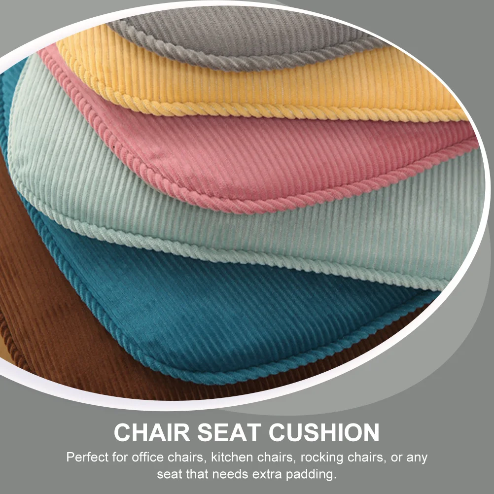 

2Pcs Chair Cushion Pads Thick Soft Comfortable Universal Seat Cushions Office Kitchen Dining Seat Pads Anti-Slip