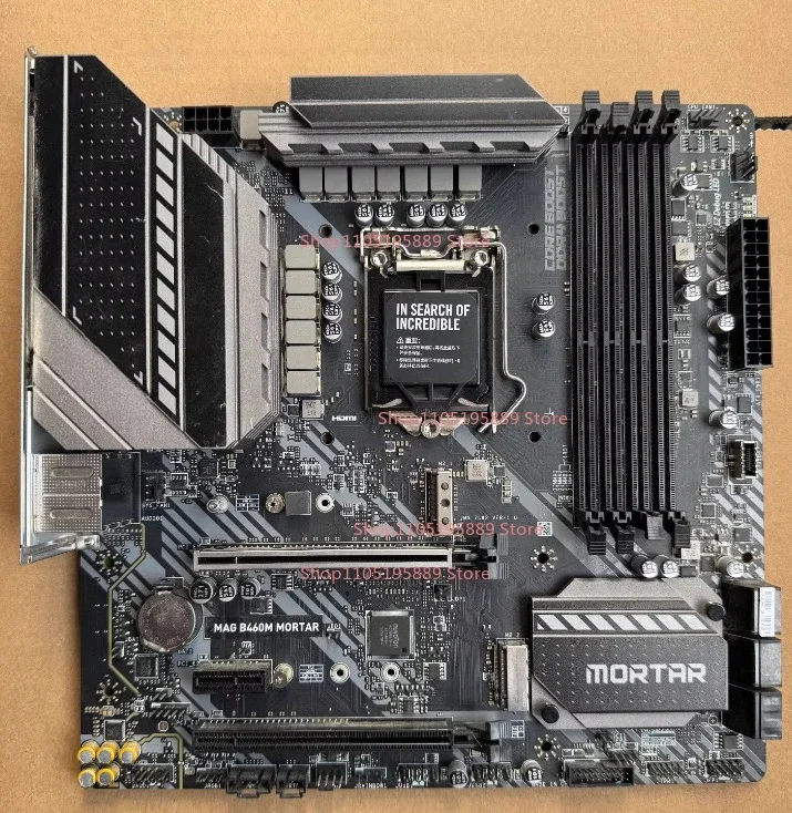 

For MSI B460M MORTAR Mortar Main Board Support Intel 10th Generation Processor Ddr4 Memory, Dual M.2 Interface