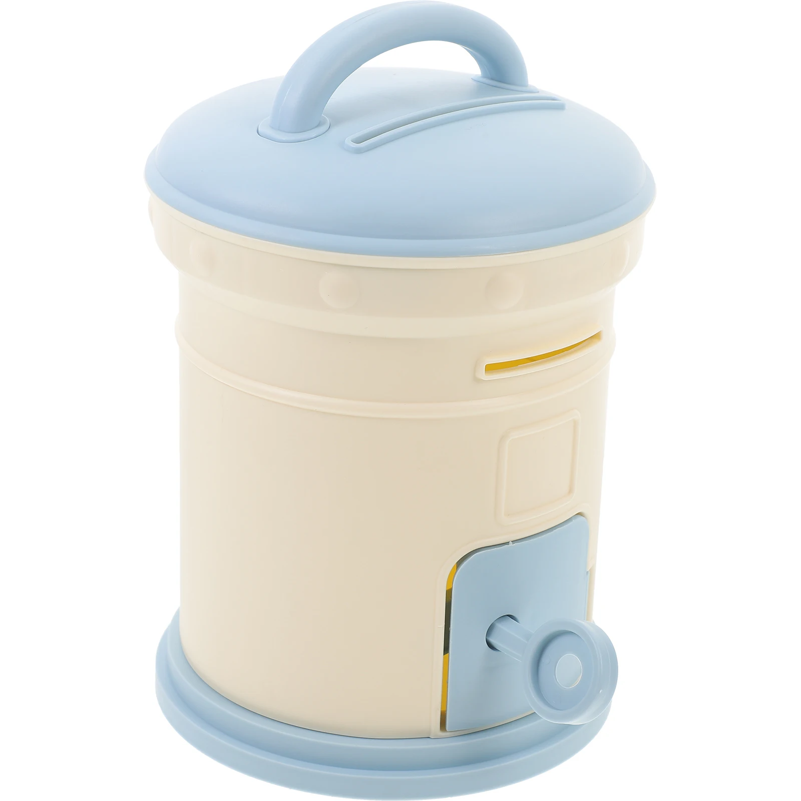 

Cartoon Piggy Bank Kids Money Box for Girls Blue Adults Mail Post Figure Child Safe Large Capacity Storage JarReusable Savings