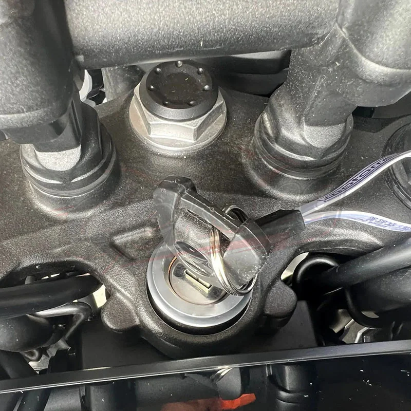 دراجة نارية حلقة رئيسية التبديل الإشعال الدائري CNC الألومنيوم مفتاح إشعال حلقات للغطاء ل DUKE 125 200 250 390