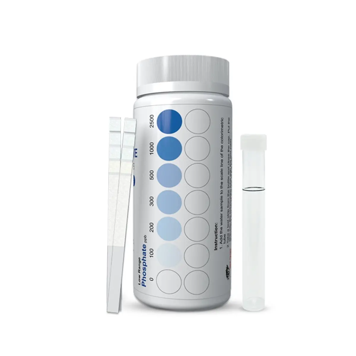 M11K-J2HA لشرائط اختبار جودة المياه لحمامات السباحة للكشف عن الفوسفات اختبار المعلمات المتعددة