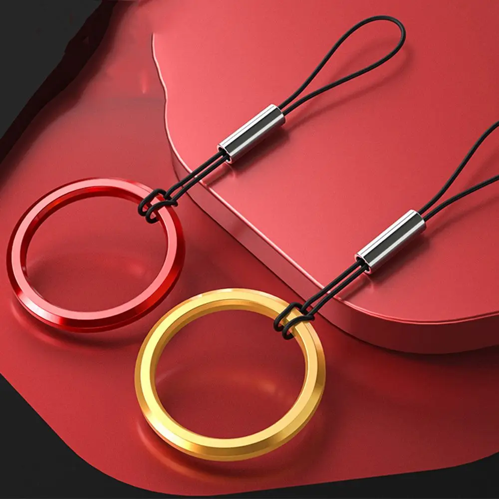 

Charm Metal Anti-lost Detachable Mobile Phone Keychain Finger Ring Buckle Phone Strap Wrist Rope Lanyard